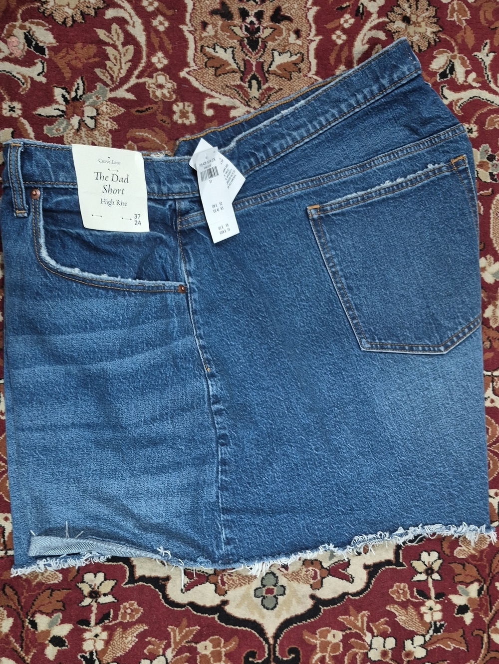 Denim Cutoff Shorts - Classic Blue
